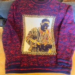 Coogi Limited Edition Biggie Smalls Australia Art Basel Crewneck Mens Size 3XL